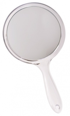 Double Sided Hand Mirror - Clear Acrylic