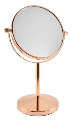 Pedestal Mirror - x5 Magnification (Rose Gold)