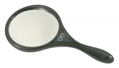 Plastic Hand Mirror - Green