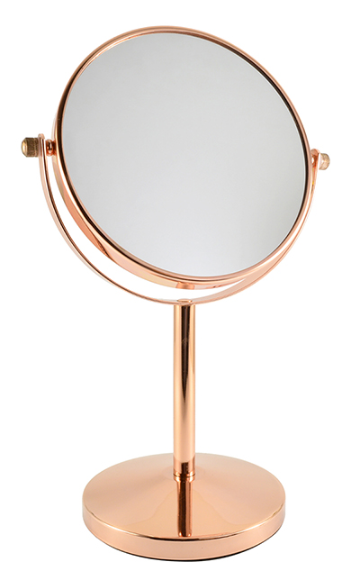 Pedestal Mirror - x5 Magnification (Rose Gold)